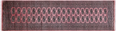 Silky Bokhara Handmade Wool Runner Rug