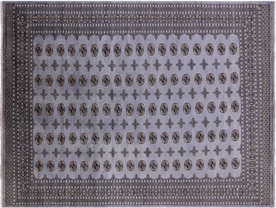9' 1" X 12' 1" Silky Bokhara Handmade Wool Rug - Q21964