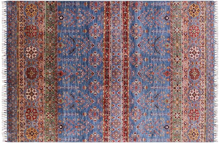 Tribal Persian Gabbeh Hand Knotted Area Rug