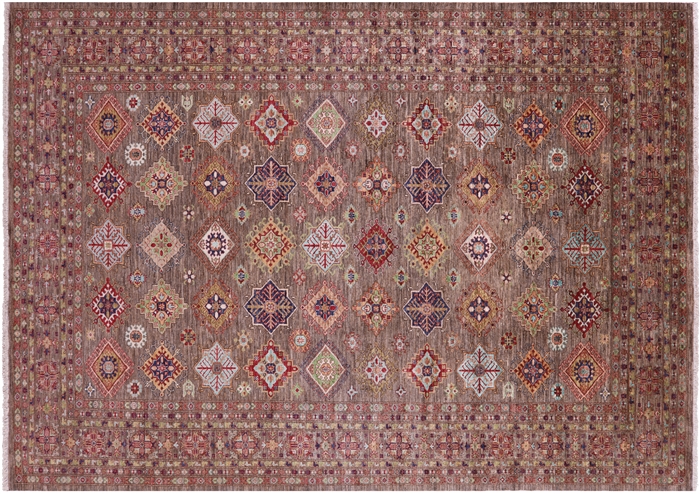 Hand Knotted Super Kazak Wool Rug