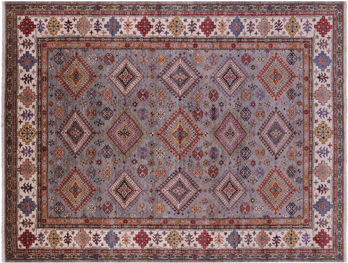 Handmade Super Kazak Wool Rug