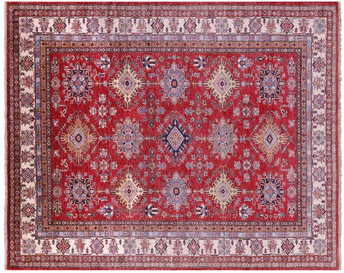 Super Kazak Hand Knotted Wool Rug