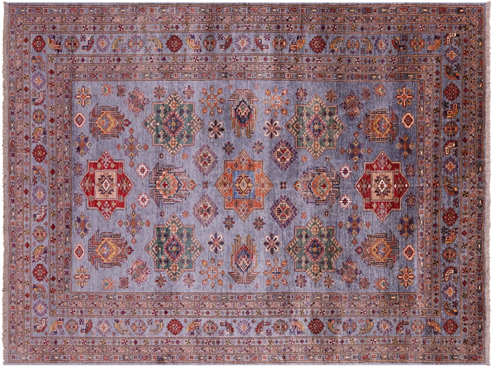 Super Kazak Hand-Knotted Wool Rug