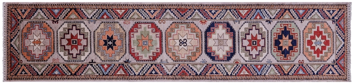 Runner Super Turkmen Ersari Handmade Wool Rug