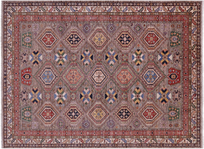 Super Kazak Hand Knotted Wool Rug