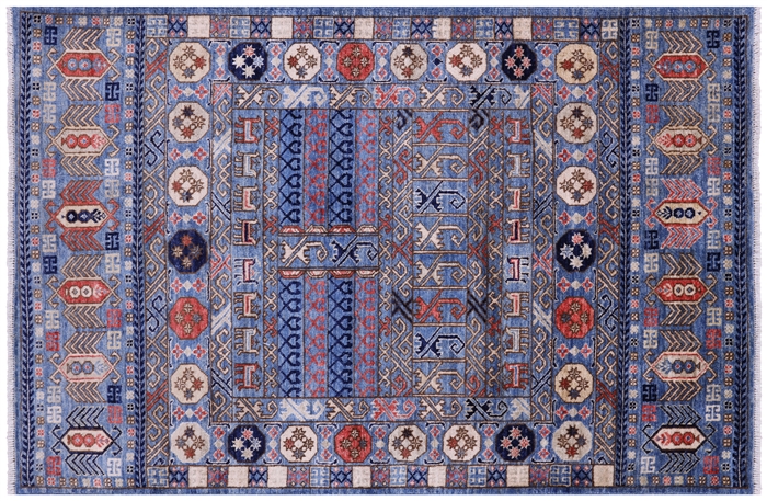 Fine Turkmen Ersari Hand Knotted Wool Rug