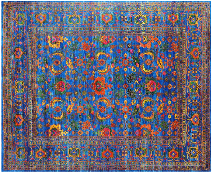 Persian Tabriz Handmade 100 % Silk Rug