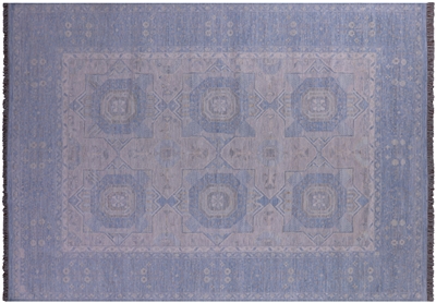 Grey Mamluk Hand-Knotted Wool Rug