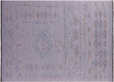 Grey Handmade Moroccan Wool Rug