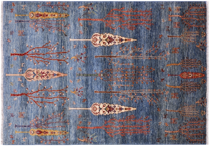 Persian Gabbeh Hand Knotted Tribal Wool Rug
