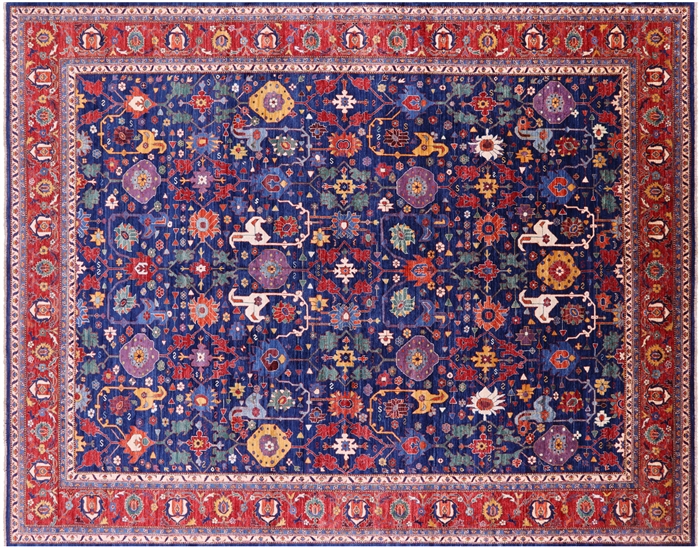 Persian Heriz Serapi Handmade Wool Rug