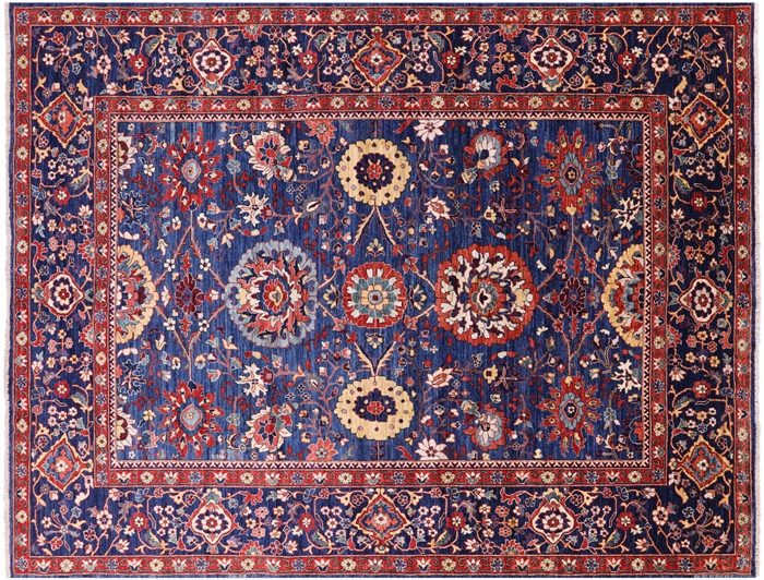 Handmade Persian Fine Serapi Wool Area Rug