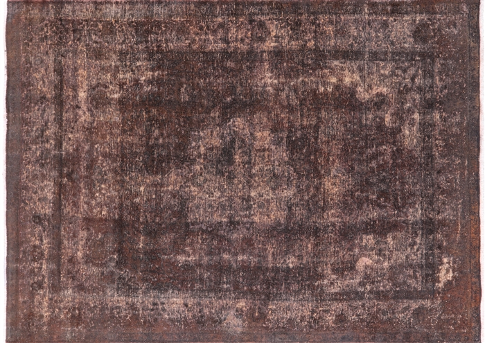 Persian Overdyed Hand Knotted Wool Area Rug
