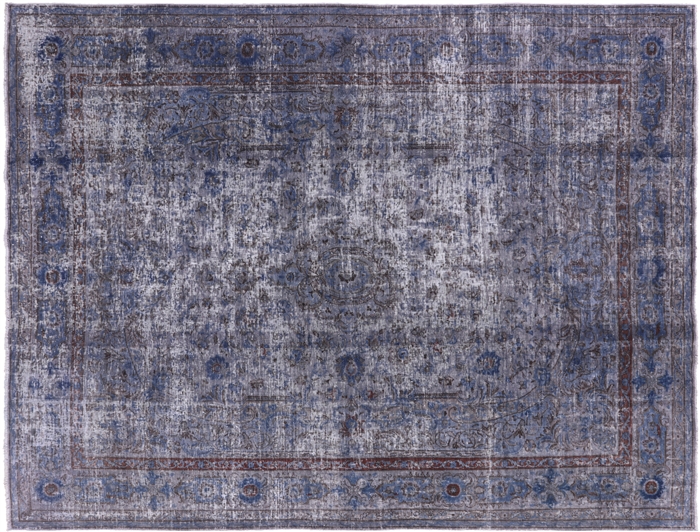 Persian Overdyed Hand Knotted Wool Area Rug