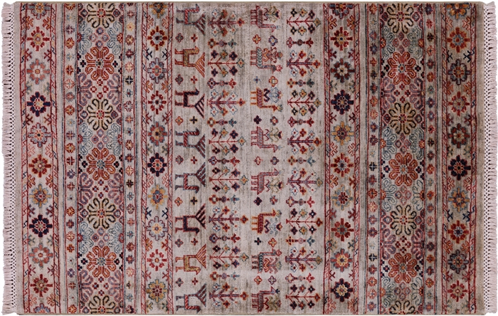 Tribal Persian Gabbeh Wool Rug