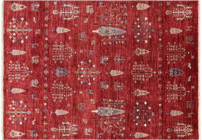 Hand Knotted Persian Gabbeh Rug