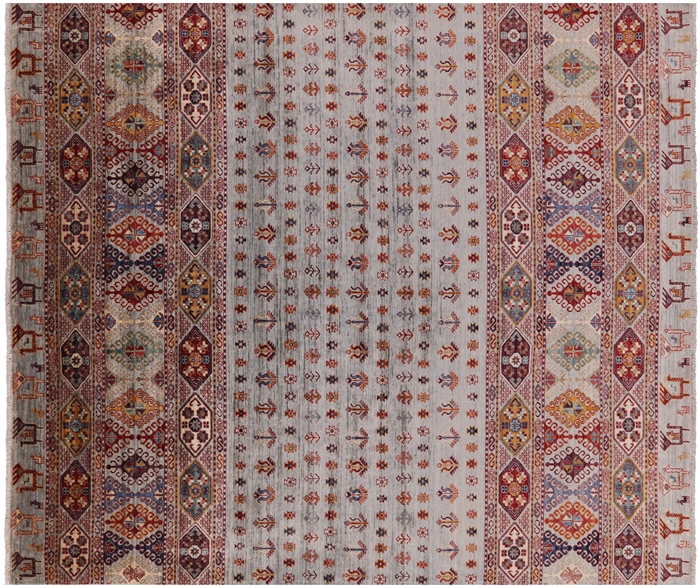 Hand Knotted Persian Tribal Gabbeh Wool Rug