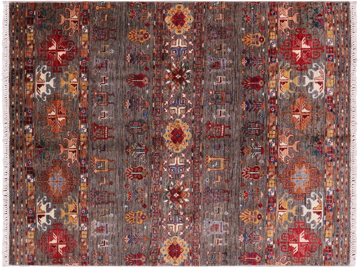 Hand Knotted Persian Gabbeh  Rug