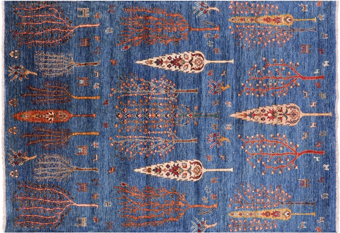 Hand Knotted Persian Gabbeh Wool Rug