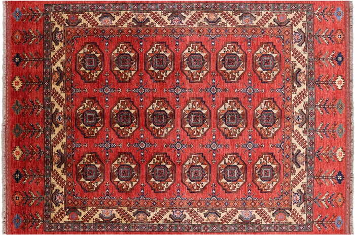 Fine Turkmen Handmade Wool Area Rug