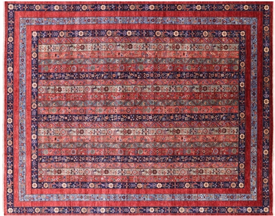 Tribal Persian Gabbeh Shall Hand Knotted Rug