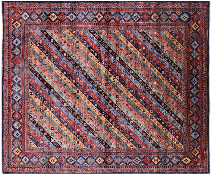 Persian Gabbeh Shall Hand Knotted Rug