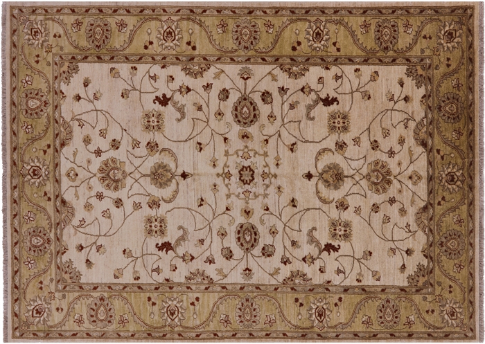 Hand Knotted Peshawar Area Rug