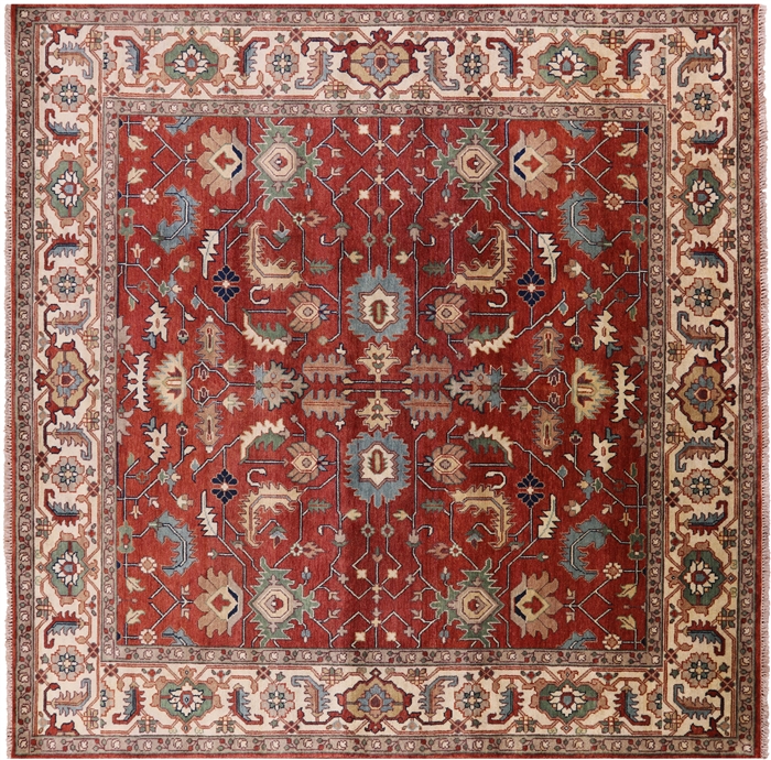 Square Heriz Serapi Handmade Rug