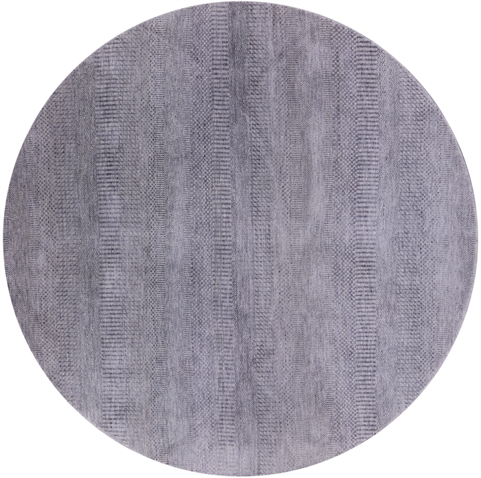 Round Savannah Gabbeh Wool & Silk Rug