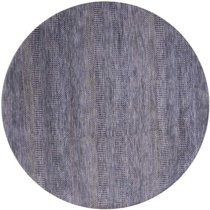 Round Savannah Gabbeh Hand Knotted Wool & Silk Rug