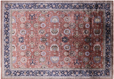 Hand-Knotted Persian Silk Area Rug