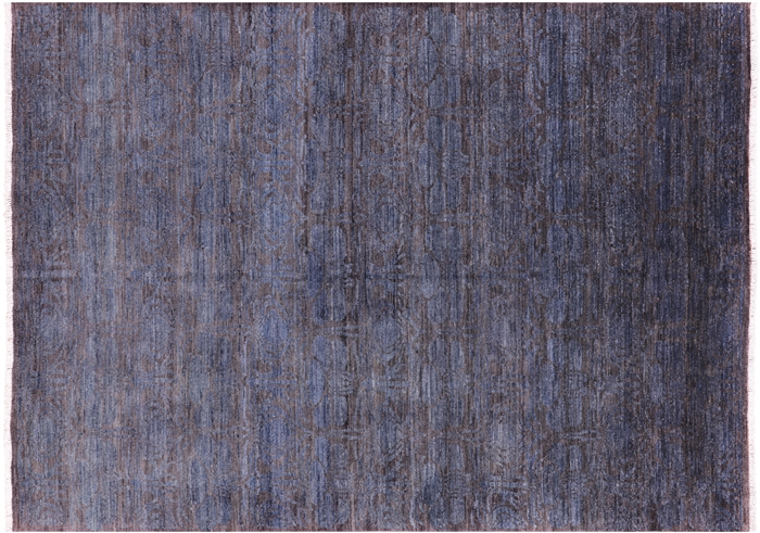 Modern Hand Knotted Wool Area Rug