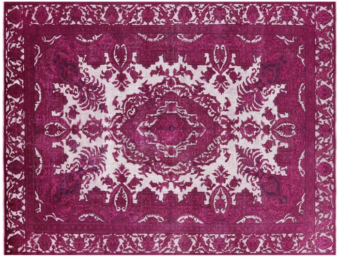 Persian Overdyed Hand-Knotted Rug