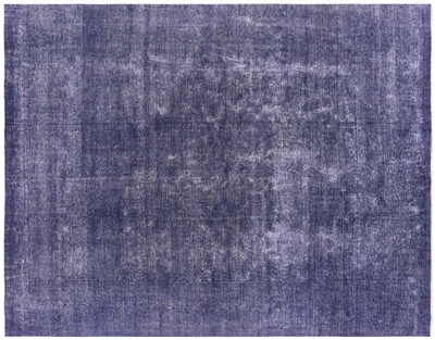 Hand-Knotted Persian Overdyed Wool Rug