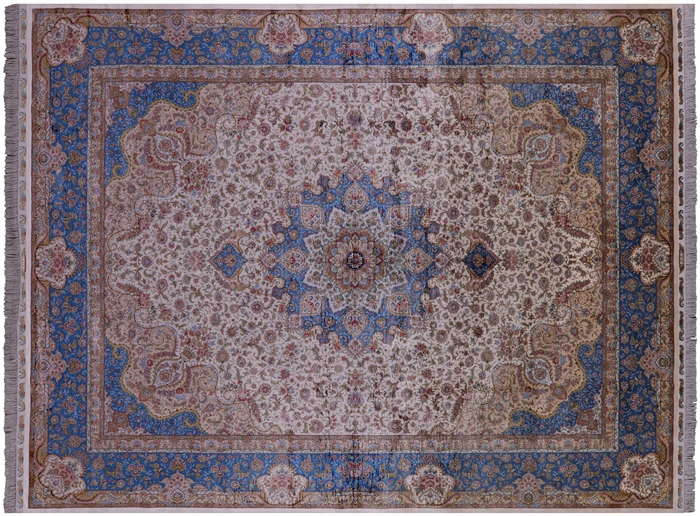 High End Persian Silk Hand Knotted Rug