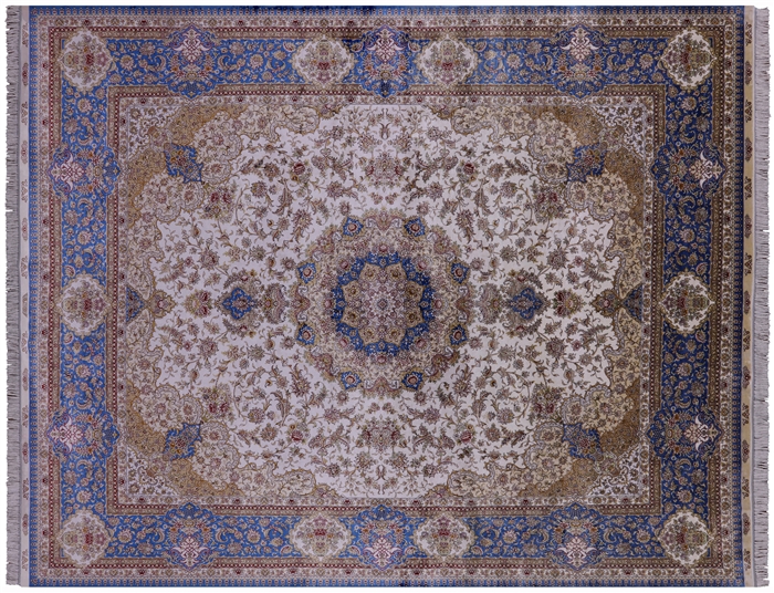 High End Persian Silk Hand Knotted Rug