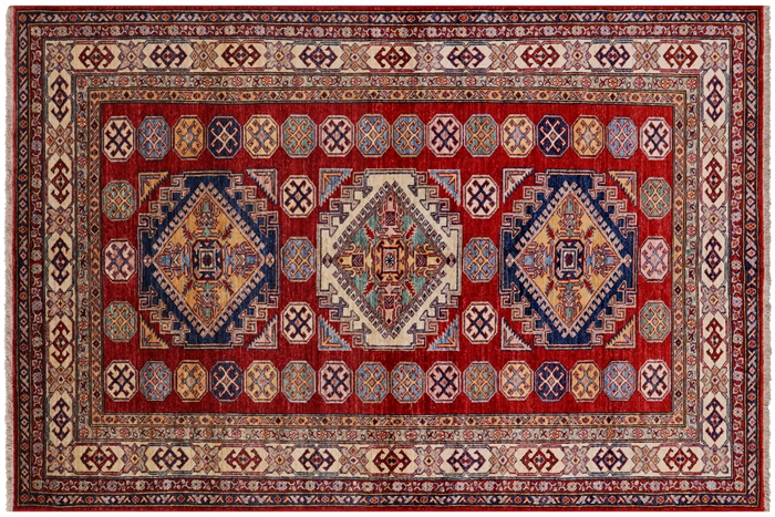 Super Kazak Hand Knotted Rug