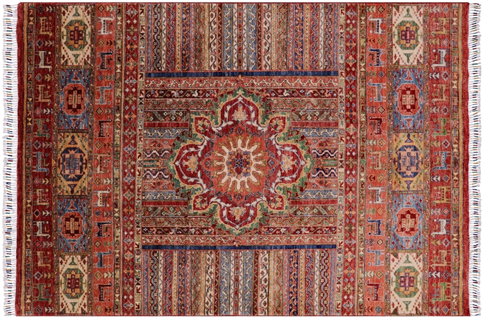 Khorjin Super Kazak Handmade Wool Rug