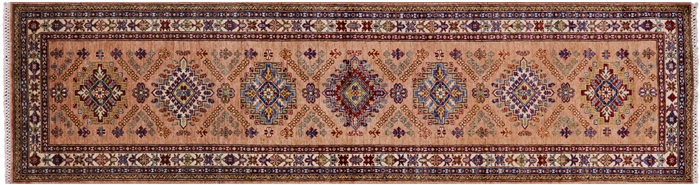 Runner Super Kazak Hand Knotted Rug