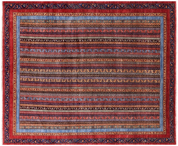 Shall Persian Gabbeh Hand-Knotted Rug