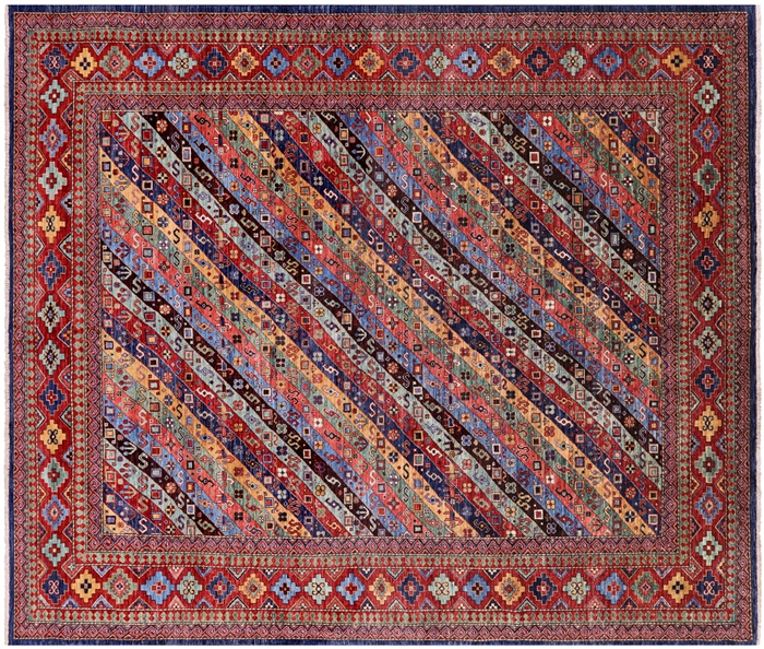 Persian Gabbeh Shall Hand Knotted Wool Rug