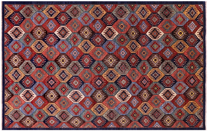 Shall Persian Gabbeh Hand Knotted Wool Rug