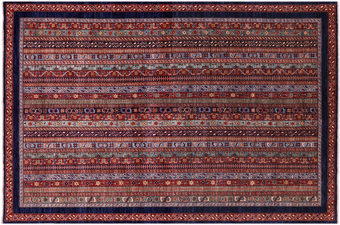 Persian Gabbeh Shall Hand Knotted Rug