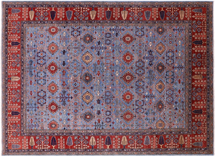 Persian Fine Serapi Hand-Knotted Wool Rug