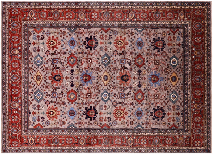 Fine Serapi Persian Hand-Knotted Wool Rug