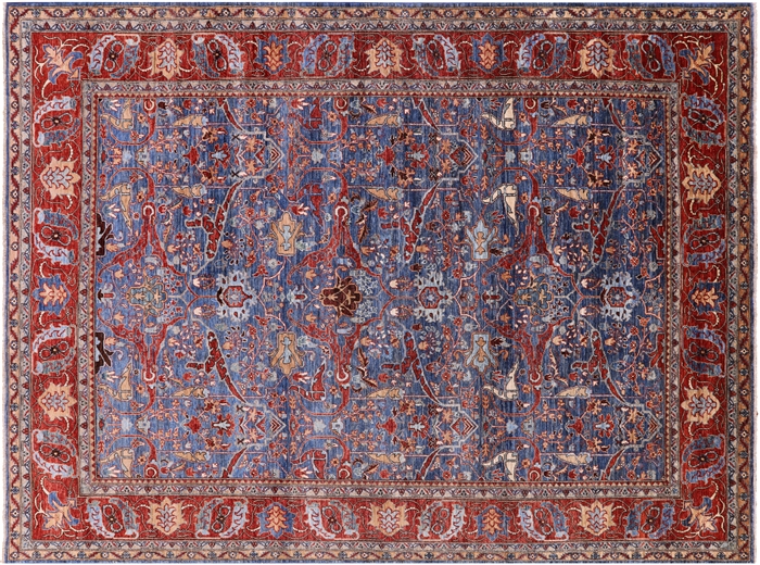 Fine Serapi Persian Hand-Knotted Wool Rug