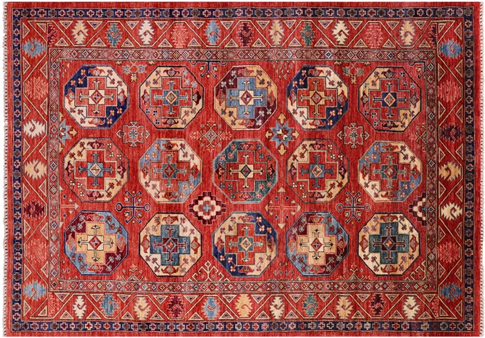 Bokhara Hand-Knotted Rug