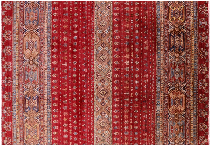 Khorjin Super Kazak Hand-Knotted Rug