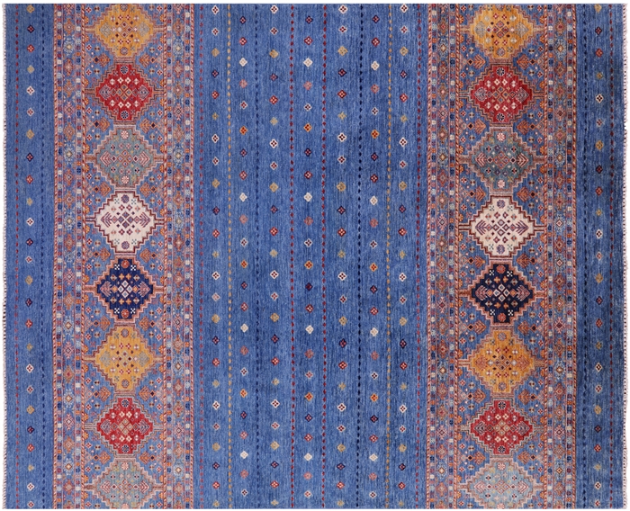 Hand Knotted Khorjin Super Kazak Rug