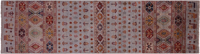 Runner Tribal Persian Gabbeh Hand Knotted Rug